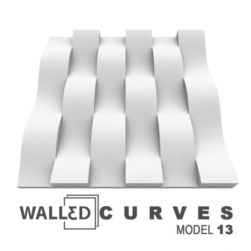 Panou decorativ 3D perete CURVES