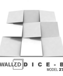 Panou decorativ 3D perete DICE B