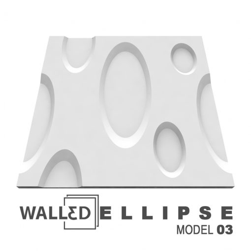 Panou decorativ 3D perete ELLIPSE