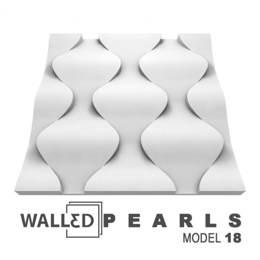 Panou decorativ 3D perete PEARLS