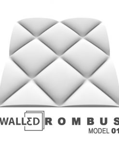Panou decorativ 3D perete Rombus