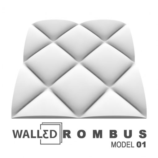 Panou decorativ 3D perete Rombus
