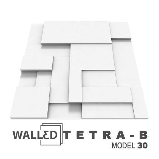 Panou decorativ 3D perete TETRA B