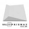 Placa decorativa 3D tavan PRISMA 2